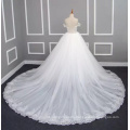 Princess/A Line 2017 Real Wedding Dress with Appliques